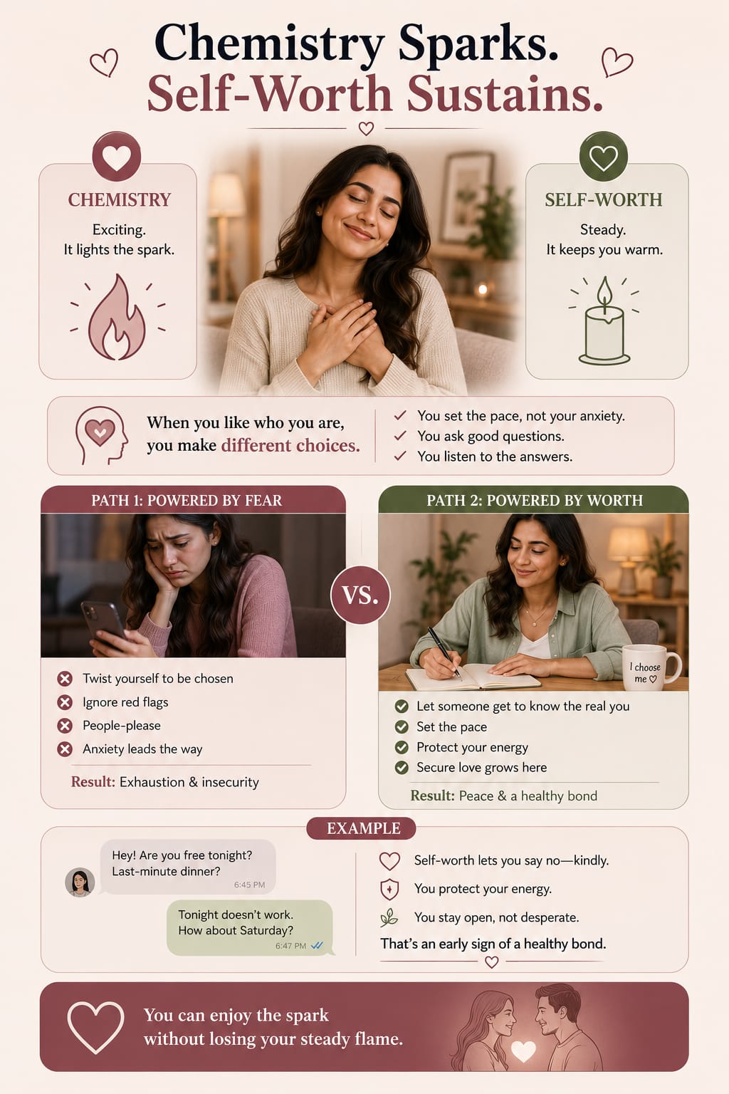 Chemistry lights the spark, but self-worth keeps the fire burning steady— Relationship Coach Rohit J. Bhandarii
