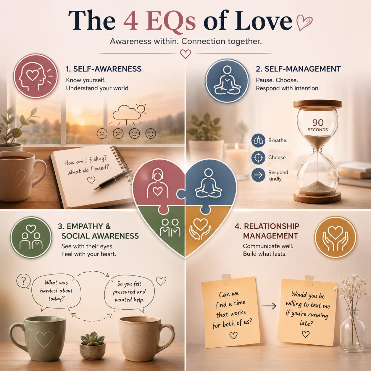 Love grows when emotional intelligence leads —  Relationship Coach Rohit J. Bhandarii