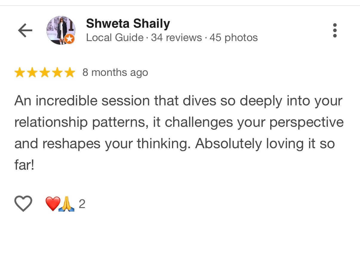 Five star Google review from client praising Rohit J Bhandarii 5