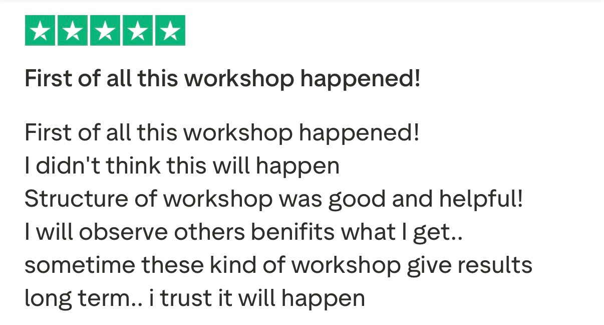 Five star Trustpilot review from client praising Rohit J Bhandarii 39