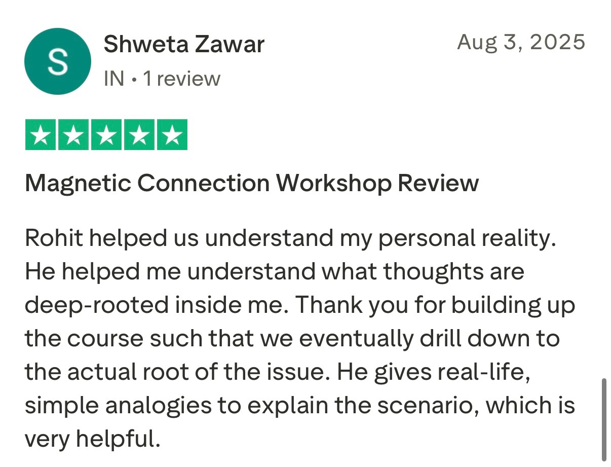 Five star Trustpilot review from client praising Rohit J Bhandarii 41